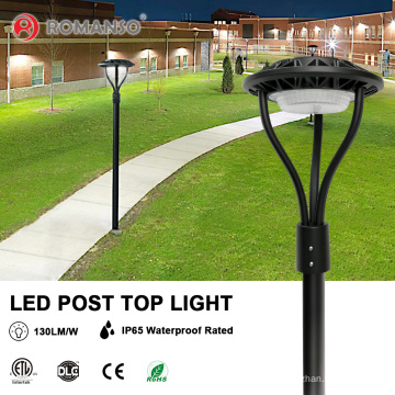 Waterproof photocell landscape led street lights 60w 100w 150w post top led lighting fixture post top lights modern